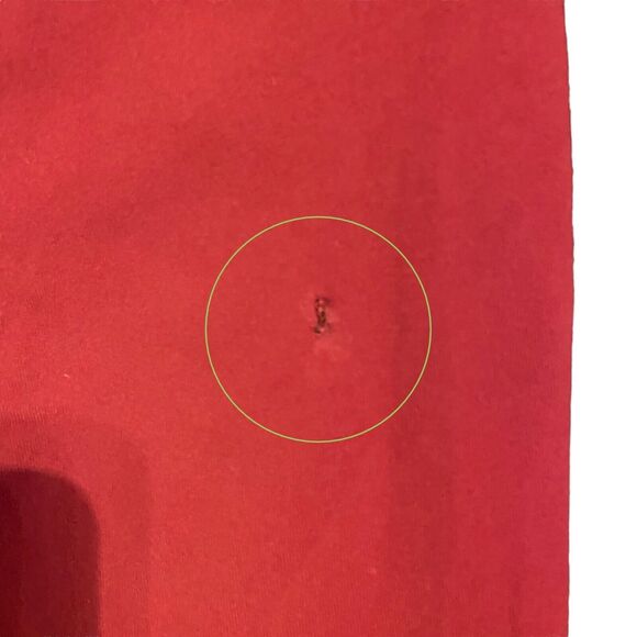 Alo Yoga Goddess Leggings Womens Small Red Grey Ribbed Long Ruched legs‎ FLAWED - Picture 5 of 10